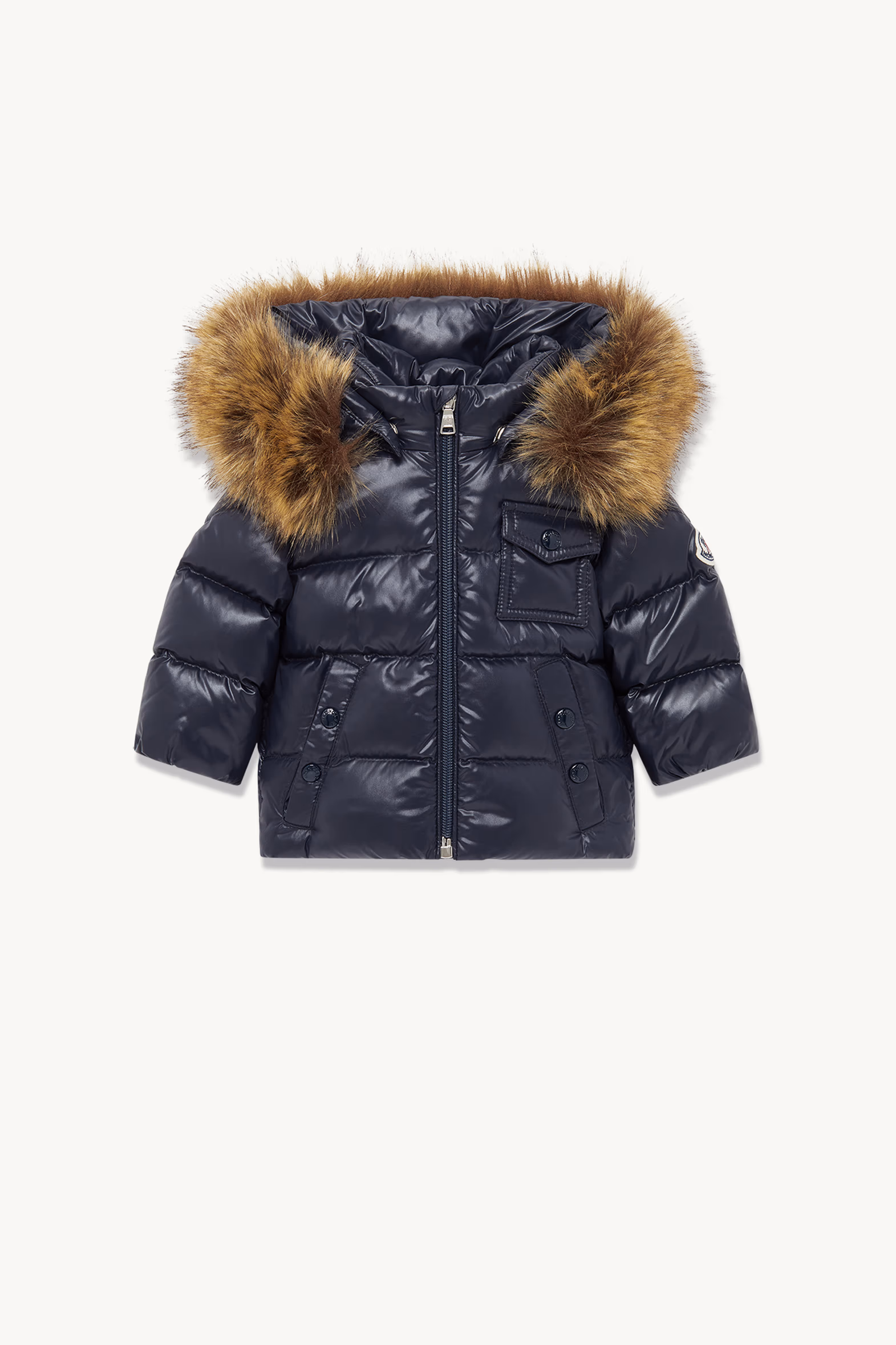 Doudoune à capuche bordée de matière synthétique K2 Mixte Bleu marine Moncler 0